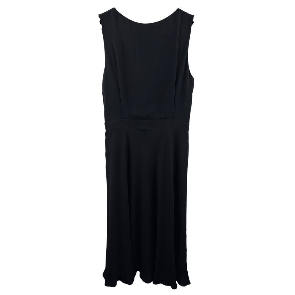 Women’s Massimo Dutti Size 6 High Neckline Black Evening Dress